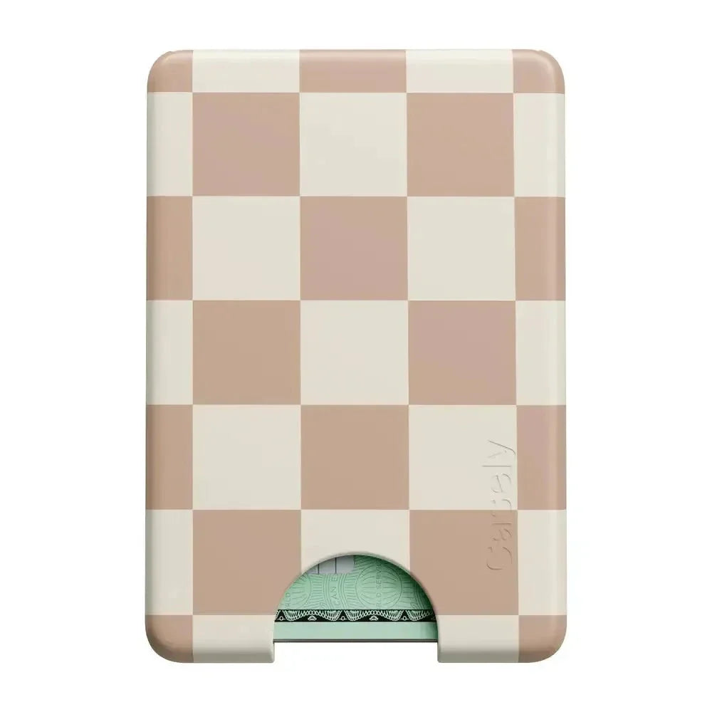 Neutral Checkered Grid Case